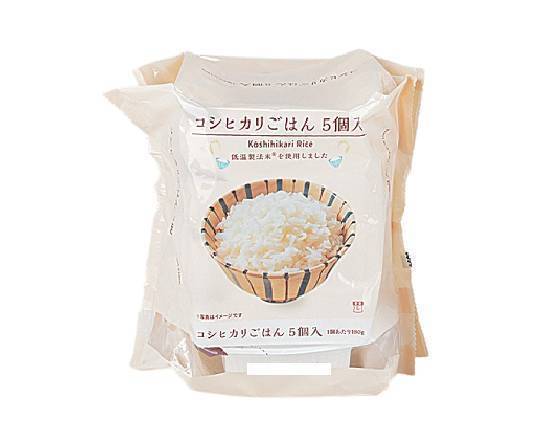 【即席食品】◎Lmコシヒカリごはん(5個入)