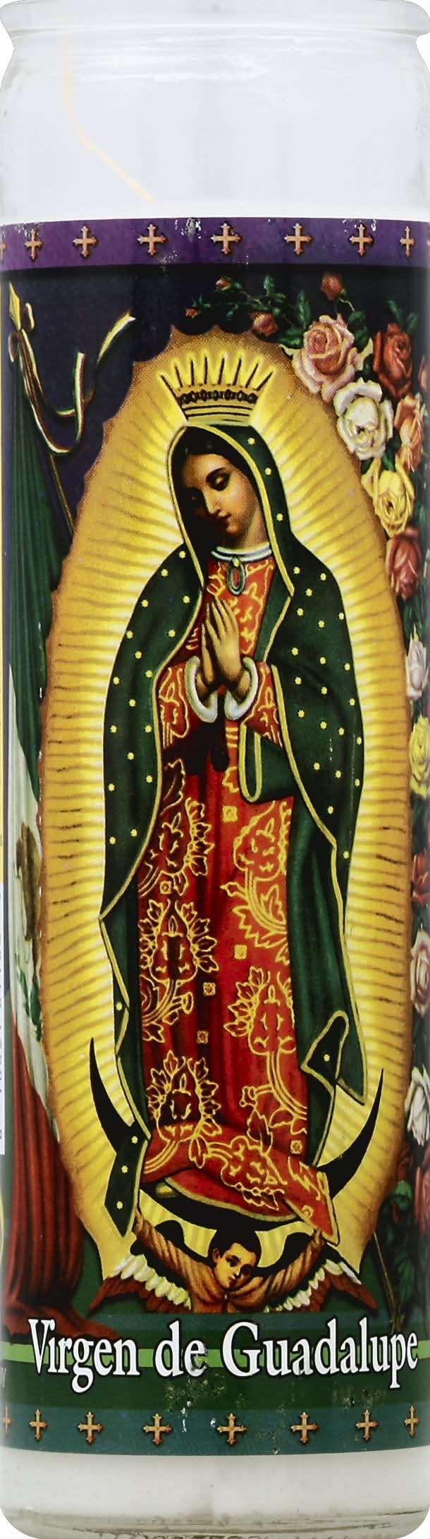 St. Jude Candle Company Virgen De Guadalupe Glass Candle (8.1 oz)