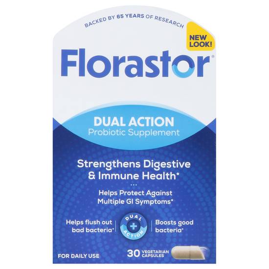 Florastor Daily Probiotic Supplement Capsules (30 ct)