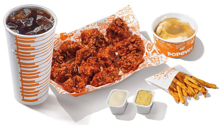 12 Piece Boneless Wings Large Combo