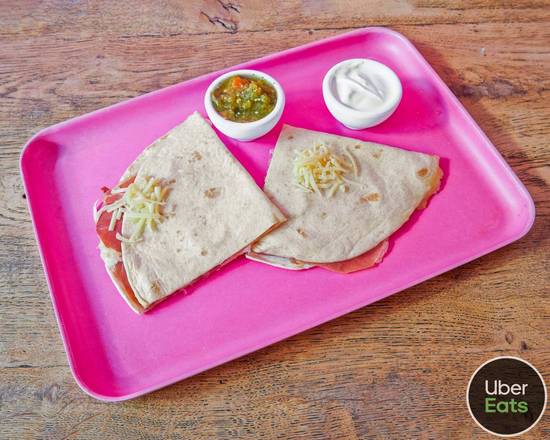 🆕  ‘Philly Cheesesteak'-inspired Quesadilla (medium-size):  Beef, Onions & Emmental 🧀 