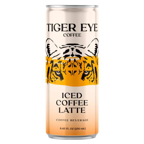 Tiger Eye Iced Coffee Latte 8.5oz Can