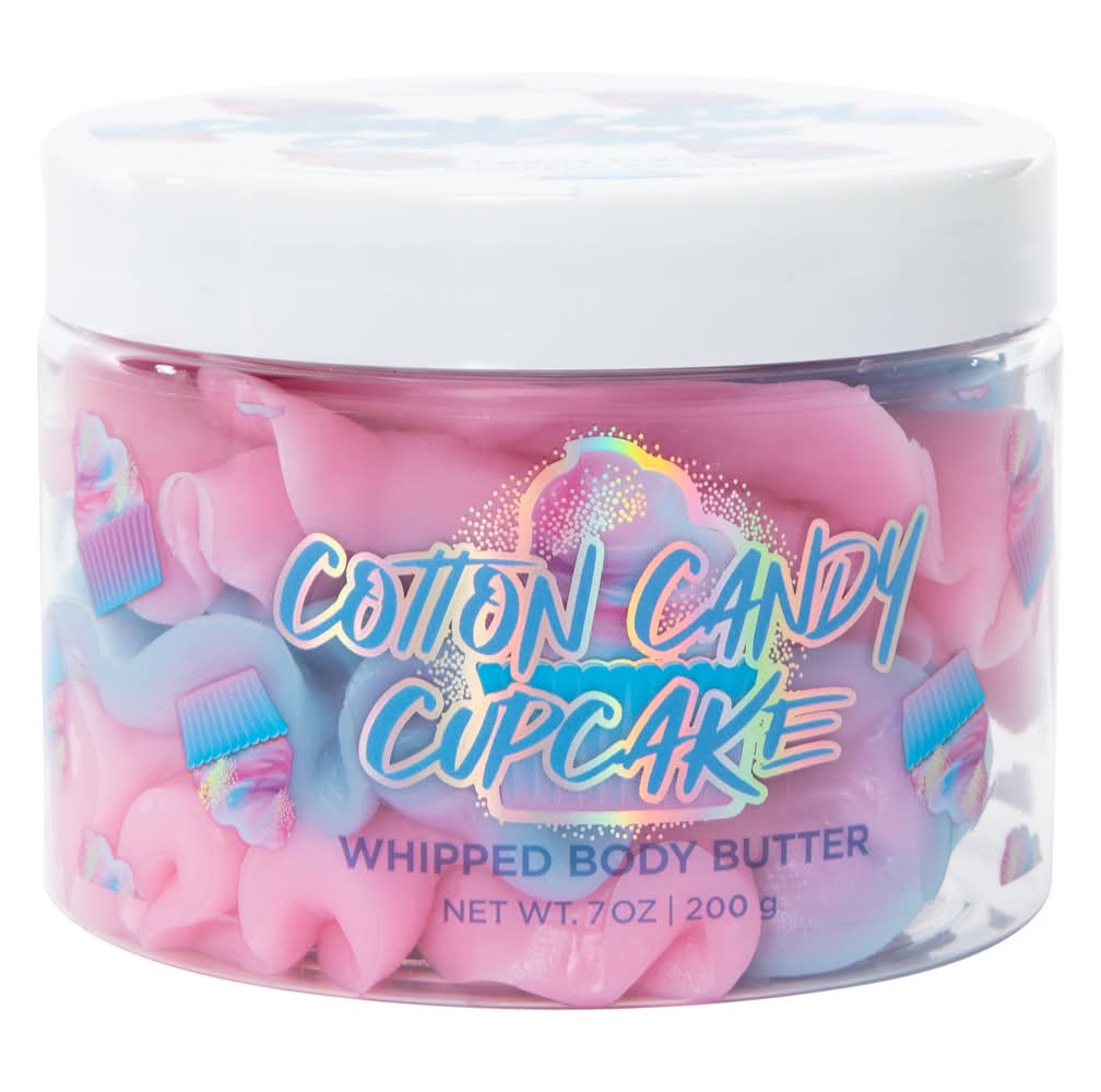 Whipped Body Butter 7oz Cotton Candy Cupcake