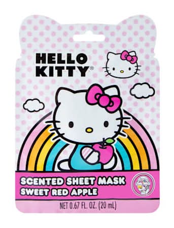 Licensed Scented Sheet Mask 0.67oz Sweet Red Apple