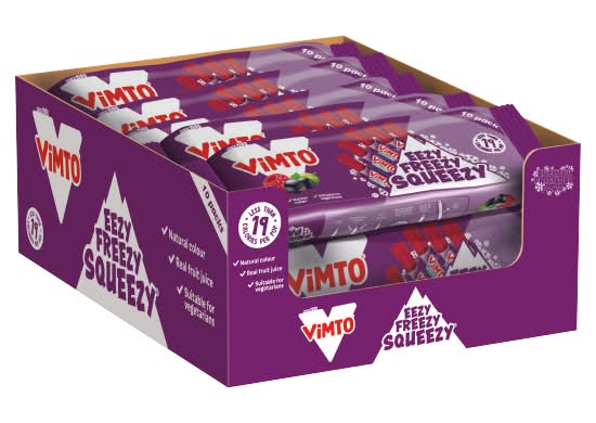 Vimto Eezy Freezy Squeezy Ice Pop (10 x 60ml)