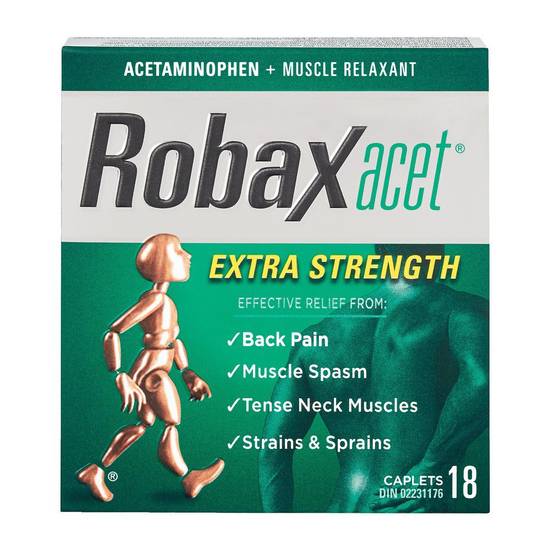 Robaxacet Extra Strength Caplets (18 caplets)
