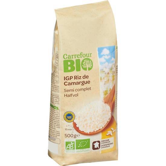 Carrefour Bio - Riz de camargue semi-complet (500g)