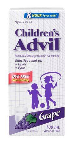 Advil Childrens Fever & Pain Reliefs (grape)