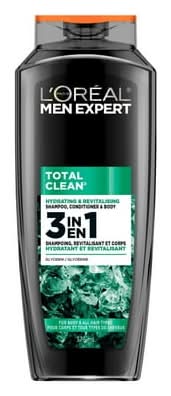 L'Oréal Paris Men Expert Total Clean 3 in 1 Shampoo (375 ml)