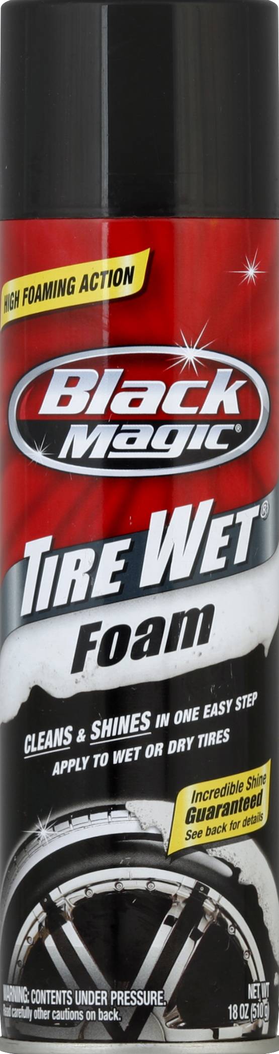 Black Magic Tire Wet Foam