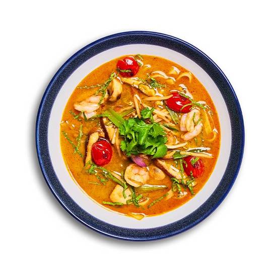 36. tom yum prawns