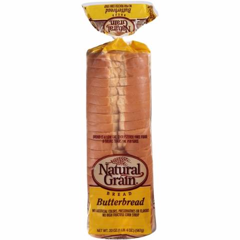 Natural Grain Butterbread 20oz