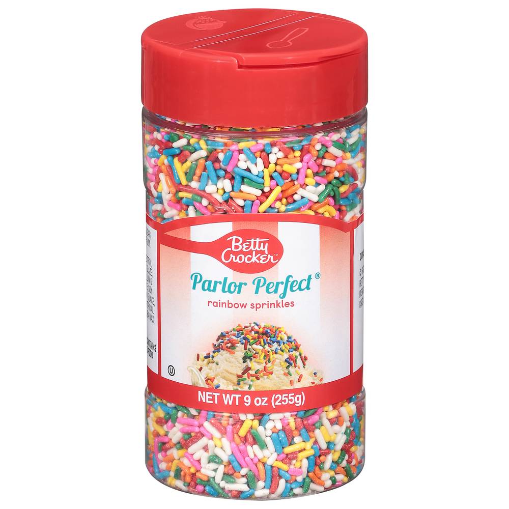 Betty Crocker Parlor Perfect Rainbow Ice Cream Sprinkles