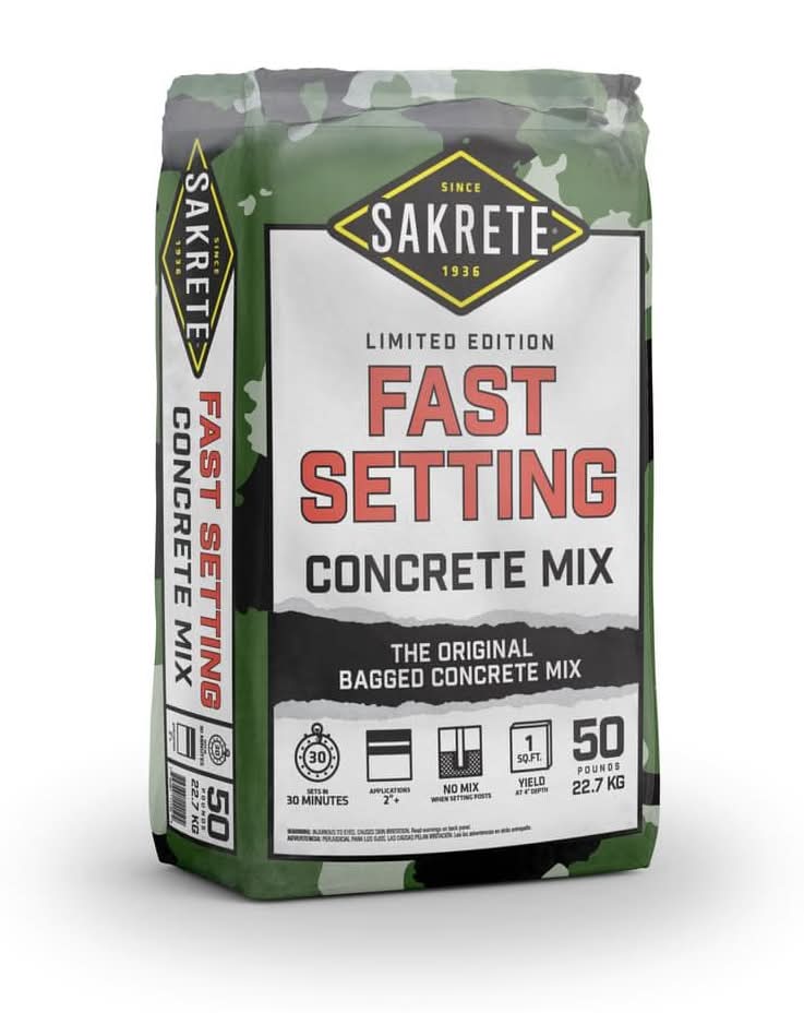 Sakrete 50 Lb. Fast Set Concrete Mix