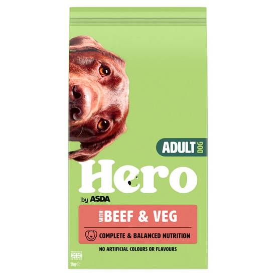 Asda Hero Adult with Beef & Vegetables 5kg
