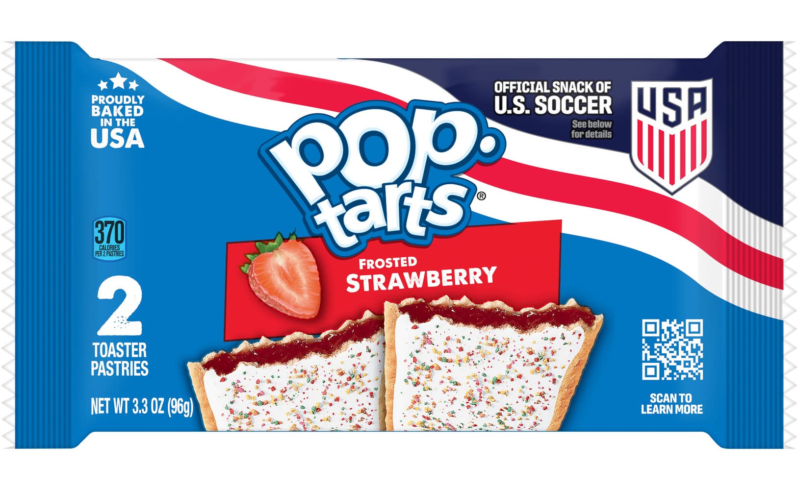 Pop-Tarts Toaster Pastries, Frosted Strawberry (2 x 2 ct)
