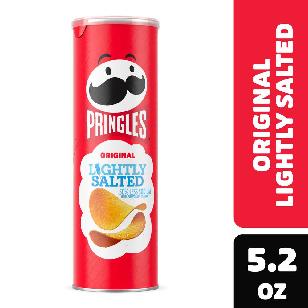 Pringles Lightly Salted Original Flavor Potato Crisps (5.2 oz)