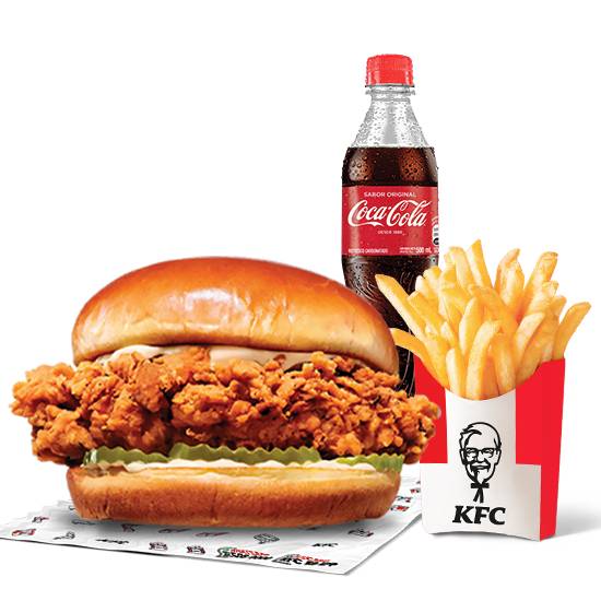 Combo Kentucky Chicken Sándwich