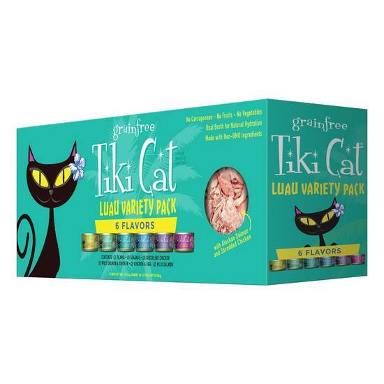 Tiki Cat Luau Variety pack Wet Cat Food, 2.8 Oz., Case Of 12