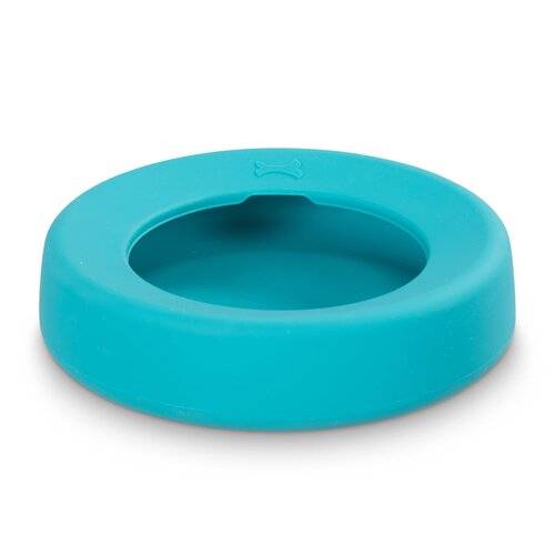 MESSY MUTTS BLUE  SILICONE NON SPILL BOWL 5Pto25 CUPS