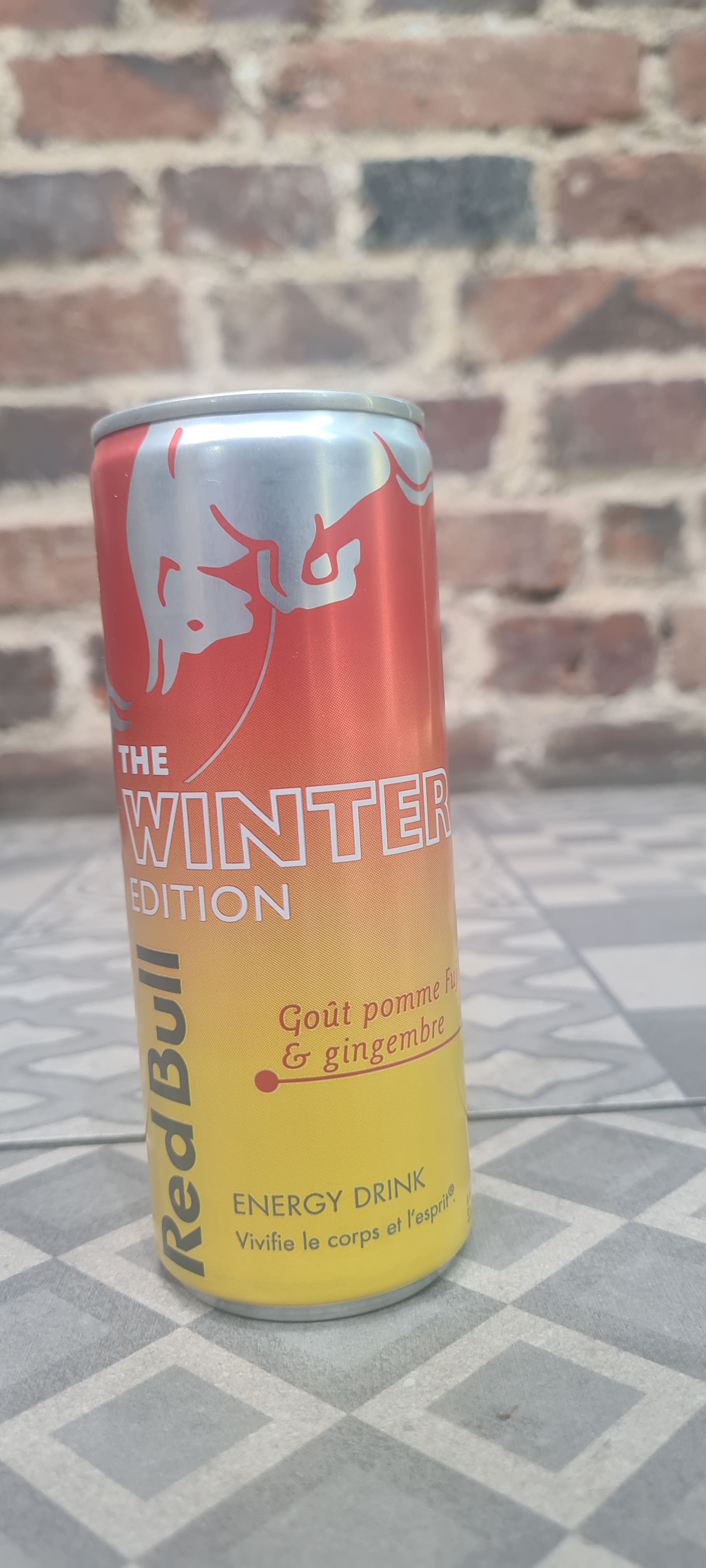 Red bull pomme fujo et gingembre