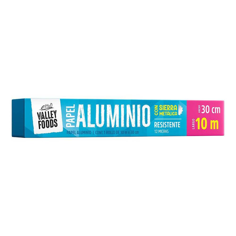 Valley foods papel aluminio (10 m)