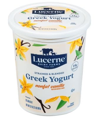 Lucerne Greek Yogurt, Vanilla (32 oz)