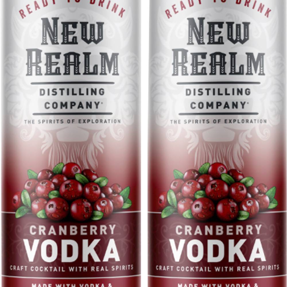 New Realm Distilling Company Cranberry Vodka (4 ct, 12 fl oz)