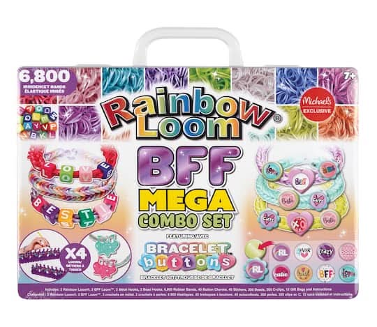 Rainbow Loom Bff Mega Combo Set Bracelet Kit, Assorted