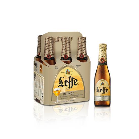 Leffe - Bière blonde (6 pack, 330 ml)