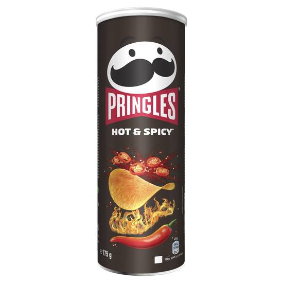 Pringles - Chips tuiles hot & spicy goût piment et épices
