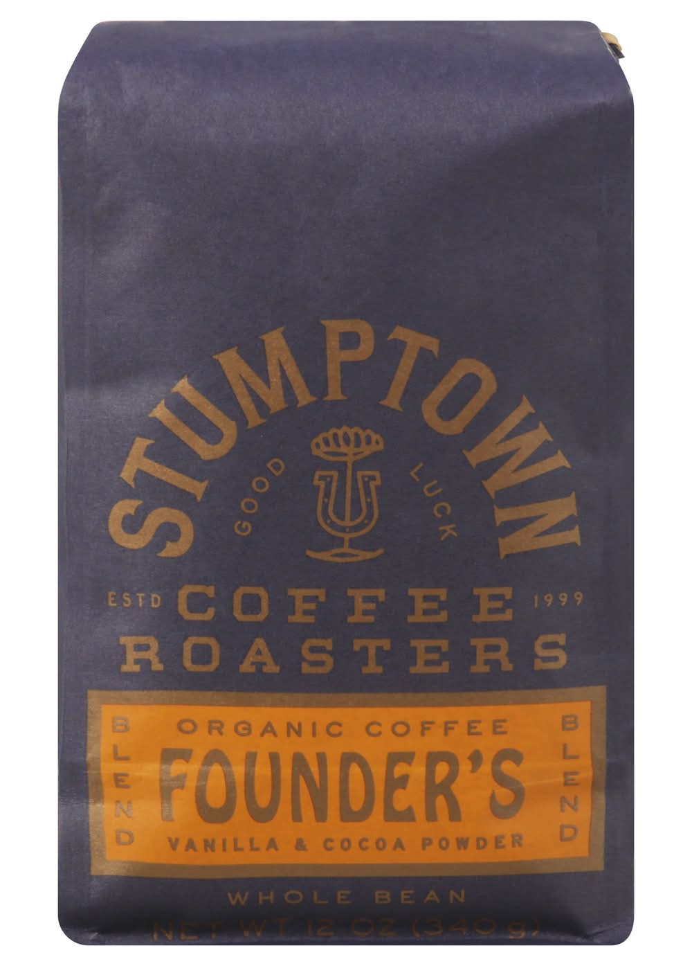 Stumptown Organic Founder's Blend Whole Coffee, Vanilla-Cocoa (12 oz)