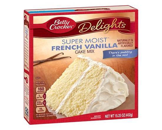 Betty Crocker cake mix French Vanilla