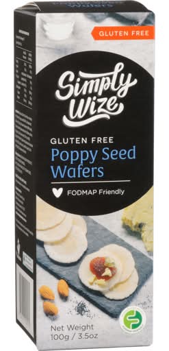 Simply Wize Poppy Seed Wafers (100g)
