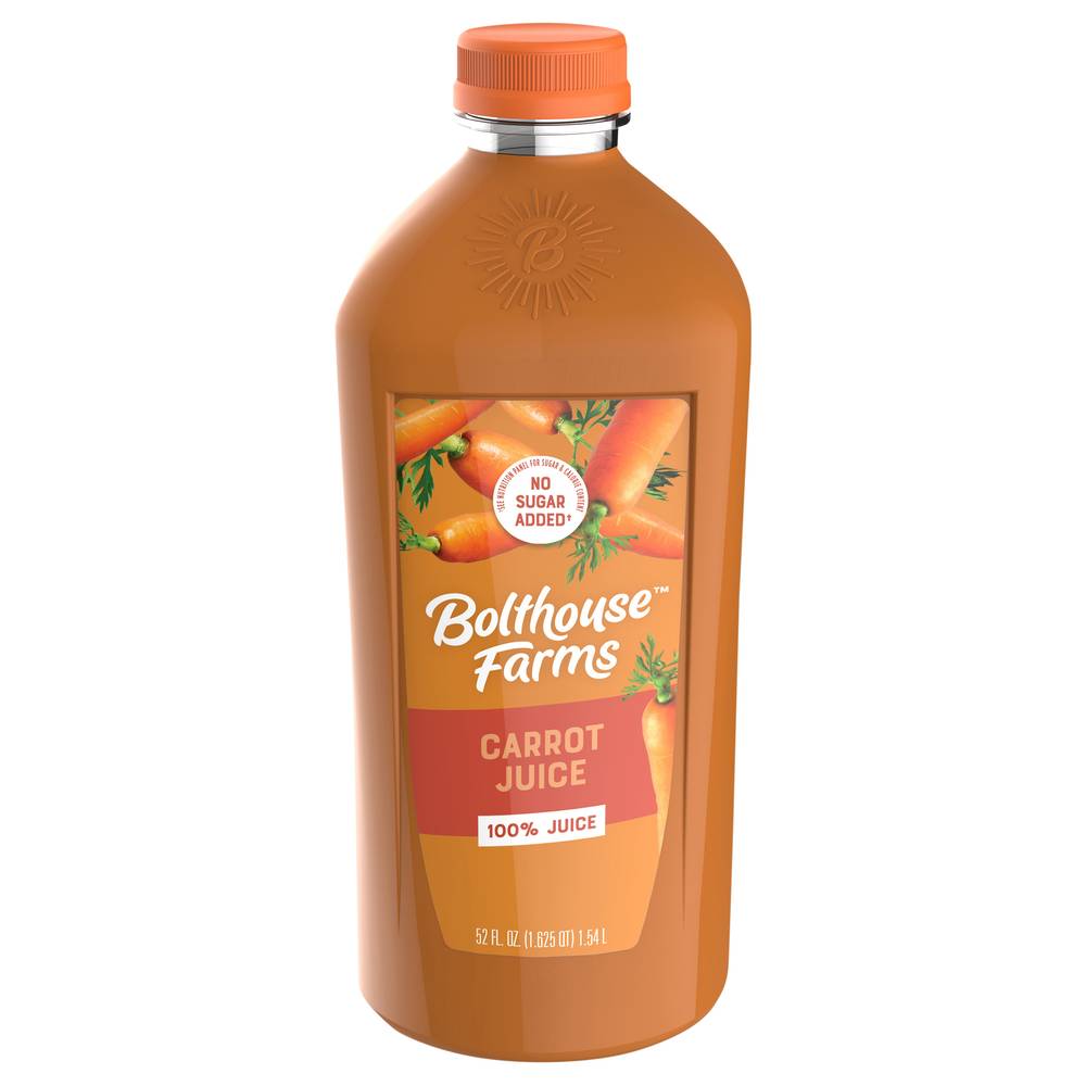 Bolthouse Farms No Sugar Added 100% Carrot Juice (52 fl oz)