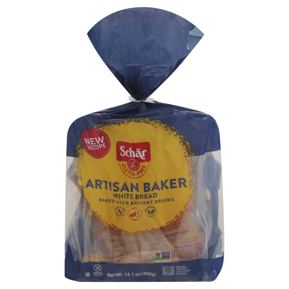 Schar Gluten Free Artisan Baker White Bread (14.1 oz)