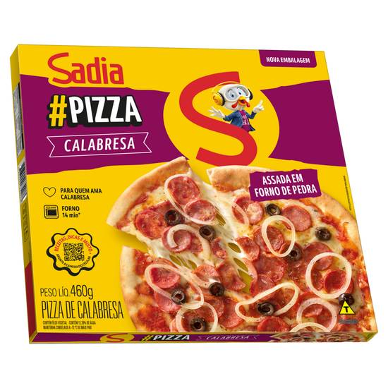 Sadia · Pizza de calabresa congelada (460 g)