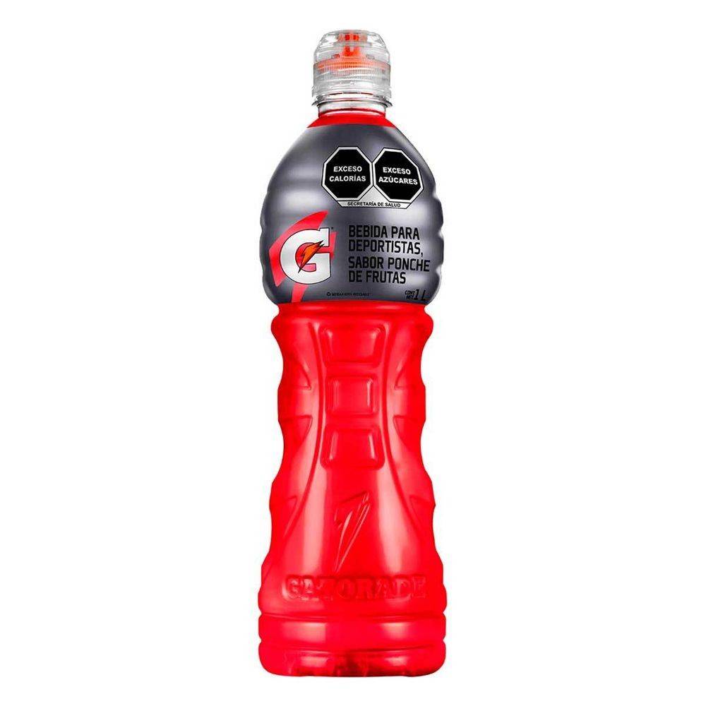 Gatorade · Bebida isotónica para deportistas, ponche de frutas (1 L)