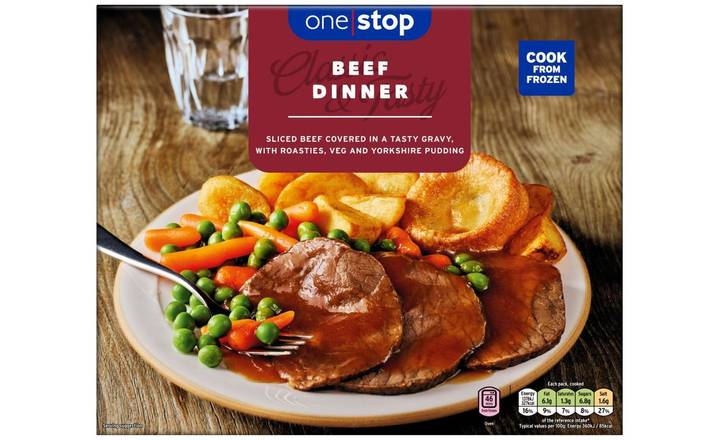 One Stop Frozen Beef Dinner 400g (397577) 