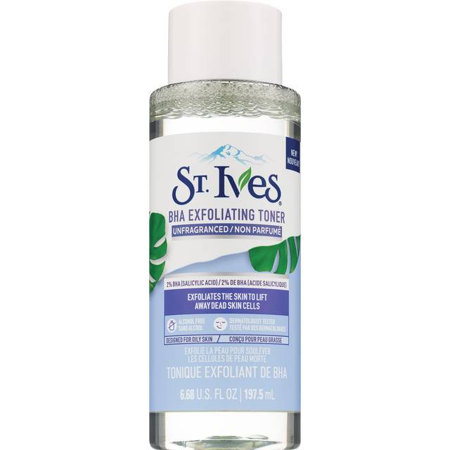 St. Ives Fragrance Free Bha Exfoliating Toner