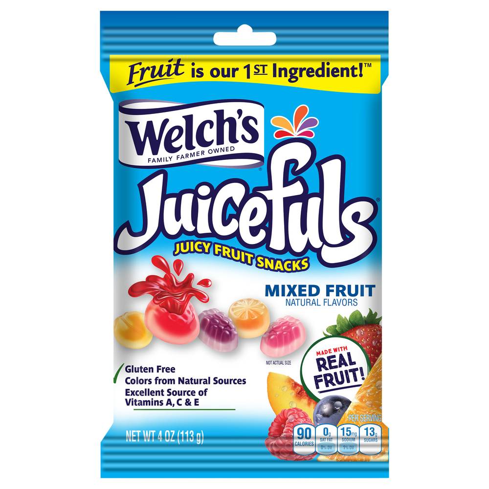 Welch's Juicefuls Snacks, Mixed Fruit (4 oz)