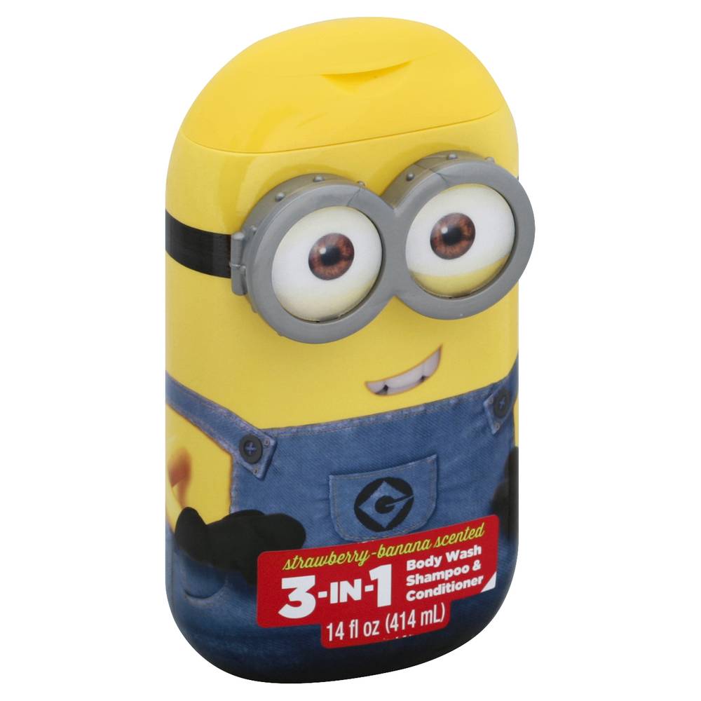 Despicable Me 3 In 1 Banana Body Wash Shampoo & Conditioner