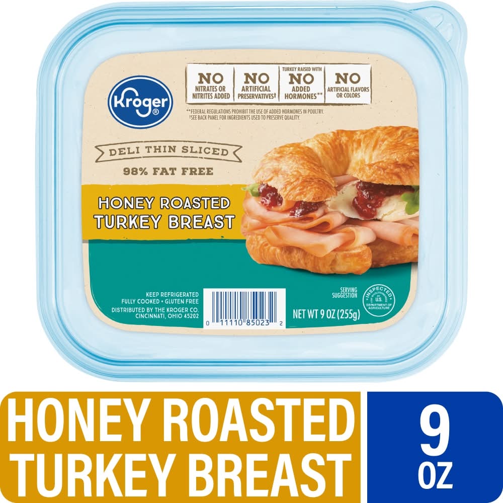 Kroger® Turkey Breast Honey Roasted Deli Thin Sliced