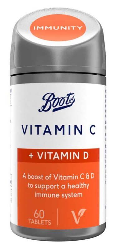 Boots Vitamin C& D Tablets (60 pack)