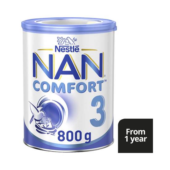 Nestle NAN Comfort 3 Toddler Milk Drink Powder From 1 Year 800g