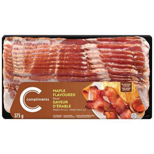 Compliments Bacon Maple Flavoured 375g