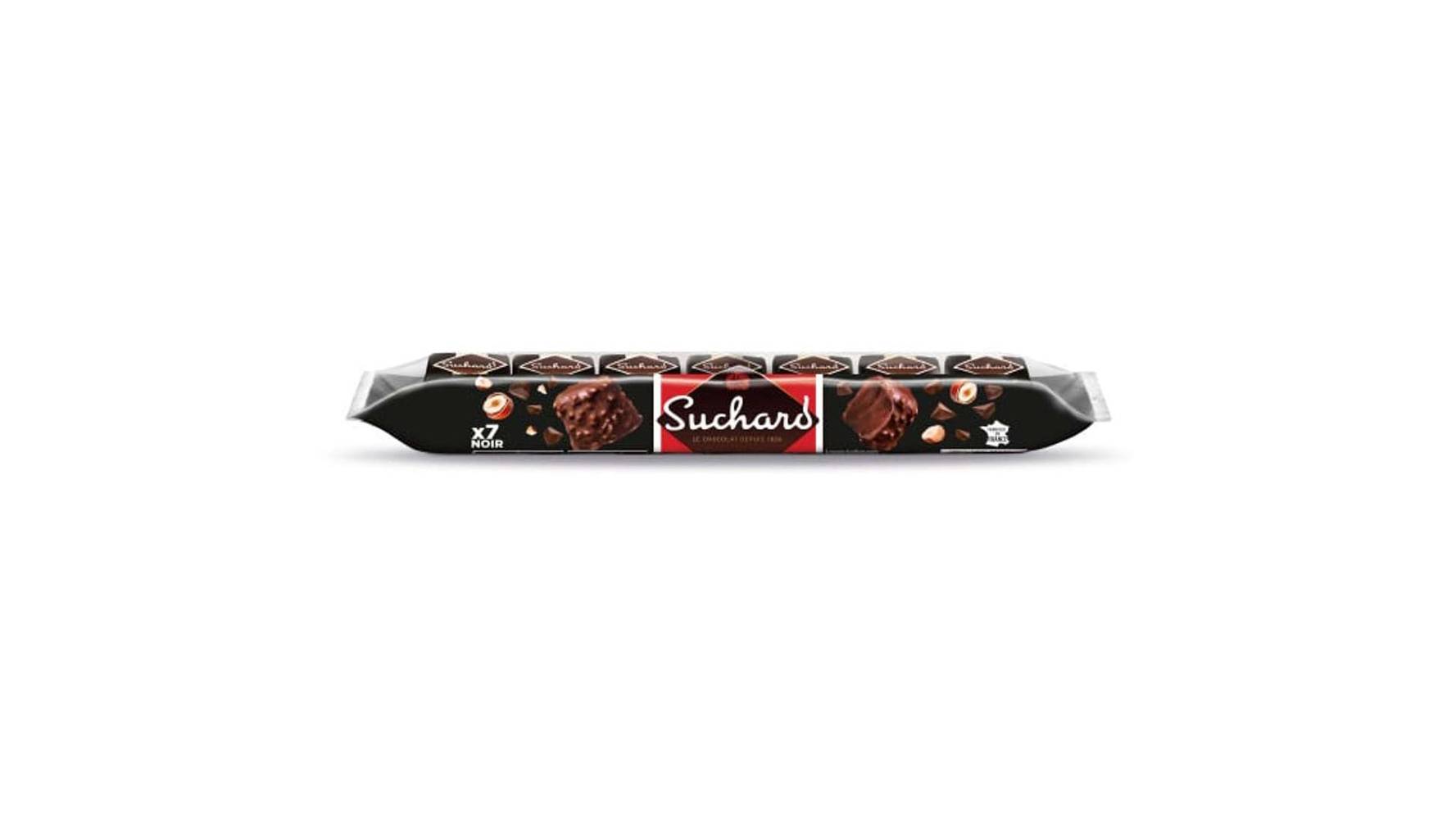 Suchard - Chocolat rochers noir (7 pièces)