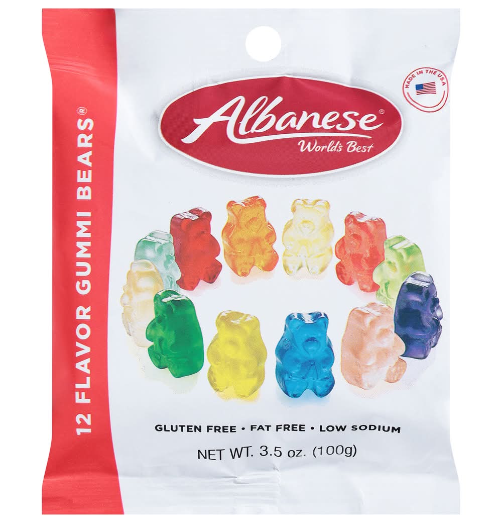 Albanese 12 Flavor Gummi Bears (3.5 oz)