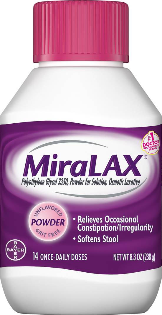 Miralax Osmotic Unflavored Powder Laxative