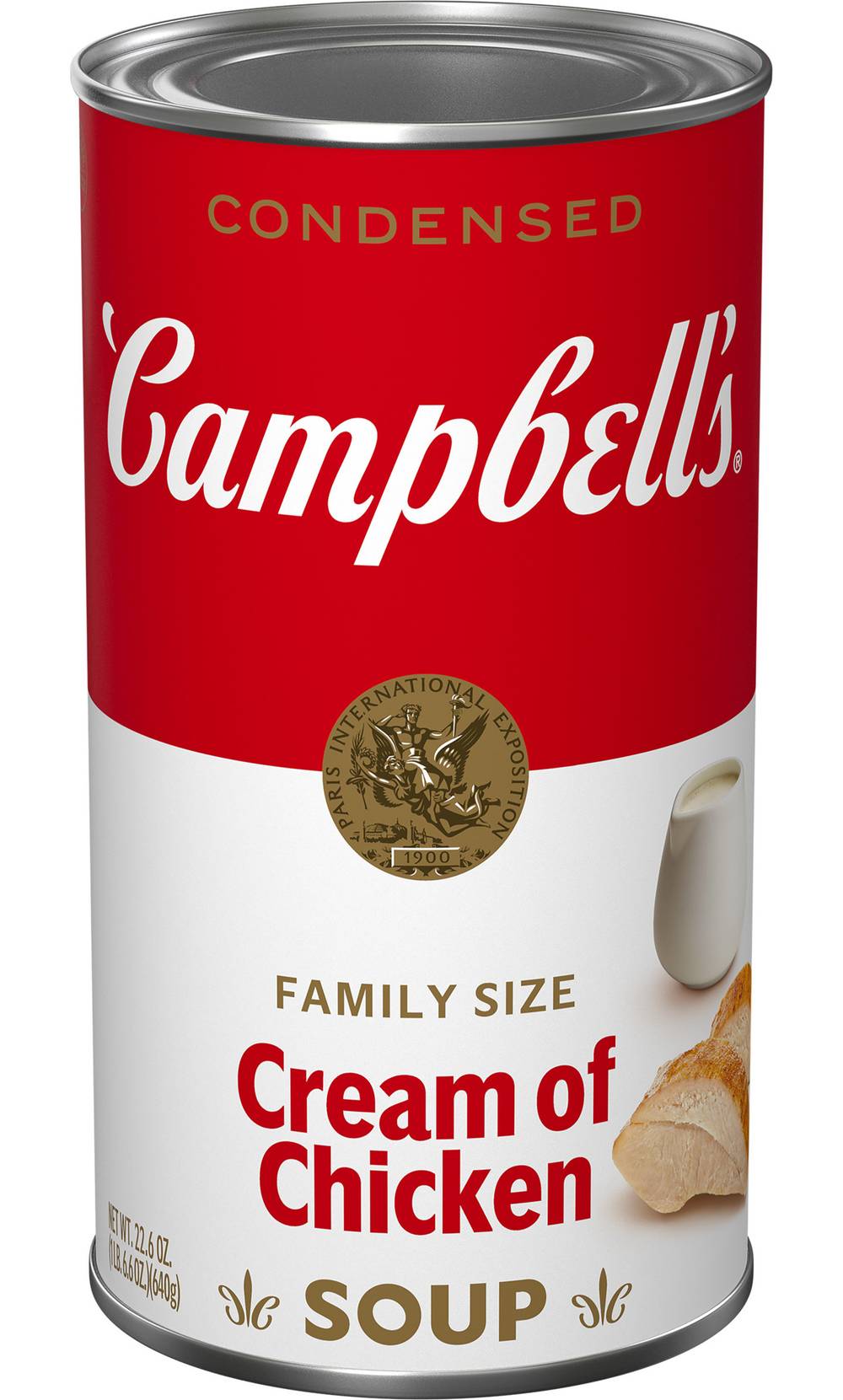 Campbell's Family Size Cream Of Chicken Condensed Soup (22.6 oz)